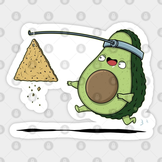 AVOCADO MOTIVATION Sticker by FernandoSala